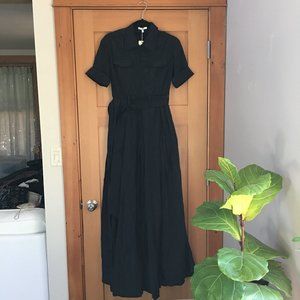 Asilio elegant black maxi dress